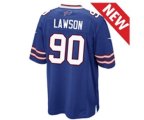 Buffalo Bills #90 Shaq Lawson Game Royal Blue Team Color NFL Jersey