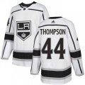 Los Angeles Kings #44 Nate Thompson Authentic White Away NHL Jersey