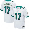 Miami Dolphins #17 Ryan Tannehill Elite White NFL Jersey