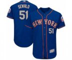 New York Mets Paul Sewald Royal Gray Alternate Flex Base Authentic Collection Baseball Player Jersey