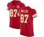 Kansas City Chiefs #87 Travis Kelce Red Team Color Vapor Untouchable Elite Player Football Jersey