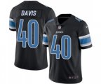 Detroit Lions #40 Jarrad Davis Limited Black Rush Vapor Untouchable Football Jersey