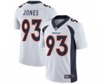 Denver Broncos #93 Dre'Mont Jones White Vapor Untouchable Limited Player Football Jersey