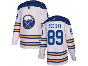 Adidas Buffalo Sabres #89 Alexander Mogilny White Authentic 2018 Winter Classic Stitched NHL Jersey