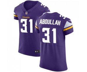 Minnesota Vikings #31 Ameer Abdullah Purple Team Color Vapor Untouchable Elite Player Football Jersey