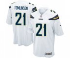 Los Angeles Chargers #21 LaDainian Tomlinson Game White Football Jersey