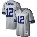Dallas Cowboys #12 Roger Staubach Mitchell & Ness Platinum NFL 100 Retired Player Legacy Jersey