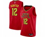 Atlanta Hawks #12 De'Andre Hunter Swingman Red Basketball Jersey Statement Edition