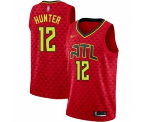 Atlanta Hawks #12 De\'Andre Hunter Swingman Red Basketball Jersey Statement Edition