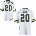 Green Bay Packers #20 Kevin King Nike White Vapor Limited Player Jersey