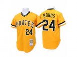 Pittsburgh Pirates #24 Barry Bonds Replica Gold Throwback MLB Jersey