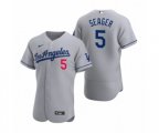 Los Angeles Dodgers Corey Seager Nike Gray Authentic 2020 Road Jersey