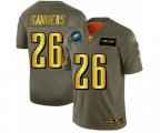 Philadelphia Eagles #26 Miles Sanders Olive Gold 2019 Salute to Service Limited Player Football Jersey
