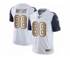 Dallas Cowboys #88 Dez Bryant Limited White Gold Rush NFL Jersey