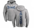 Tennessee Titans #25 Adoree' Jackson Ash Backer Pullover Hoodie