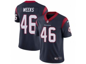 Houston Texans #46 Jon Weeks Vapor Untouchable Limited Navy Blue Team Color NFL Jersey