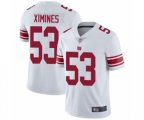 New York Giants #53 Oshane Ximines White Vapor Untouchable Limited Player Football Jersey