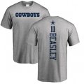 Dallas Cowboys #11 Cole Beasley Ash Backer T-Shirt