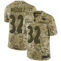 Baltimore Ravens #32 Eric Weddle Limited Camo 2018 Salute to Service NFL Jersey