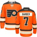 Philadelphia Flyers #7 Bill Barber Premier Orange New Third NHL Jersey