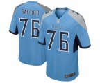Tennessee Titans #76 Rodger Saffold Game Light Blue Alternate Football Jersey