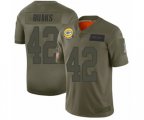 Green Bay Packers #42 Oren Burks Limited Camo 2019 Salute to Service Football Jersey