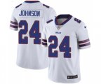 Buffalo Bills #24 Taron Johnson White Vapor Untouchable Limited Player Football Jersey