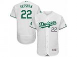 Los Angeles Dodgers #22 Clayton Kershaw White Celtic Flexbase Authentic Collection MLB Jersey
