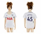 Women Tottenham Hotspur #45 Walkes Home Soccer Club Jersey
