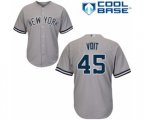 New York Yankees Luke Voit Replica Grey Road Baseball Player Jersey