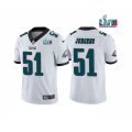 Philadelphia Eagles #51 Cam Jurgens White Super Bowl LVII Vapor Untouchable Limited Stitched Jersey