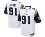 Los Angeles Rams #91 Dominique Easley Game White Football Jersey