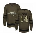 Washington Capitals #14 Richard Panik Authentic Green Salute to Service Hockey Jersey