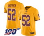 Washington Redskins #52 Ryan Anderson Limited Gold Rush Vapor Untouchable 100th Season Football Jerse