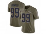 Los Angeles Rams #99 Aaron Donald Limited Olive 2017 Salute to Service NFL Jersey
