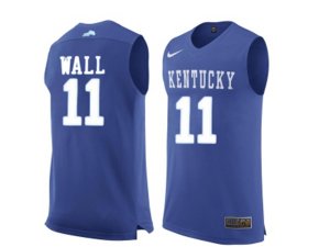 Men\'s Kentucky Wildcats John Wall #11 College Basketball Jersey - Royal Blue