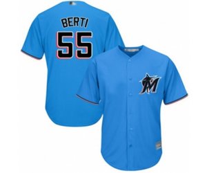 Miami Marlins Jon Berti Replica Blue Alternate 1 Cool Base Baseball Player Jersey