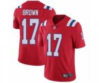 New England Patriots #17 Antonio Brown Red Alternate Vapor Untouchable Limited Player Football Jersey