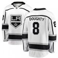 Los Angeles Kings #8 Drew Doughty Authentic White Away Fanatics Branded Breakaway NHL Jersey