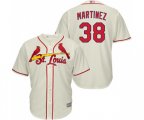 St. Louis Cardinals #38 Jose Martinez Replica Cream Alternate Cool Base Baseball Jersey