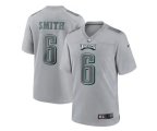 Philadelphia Eagles #6 DeVonta Smith Gray Atmosphere Fashion Stitched Game Jerseys