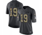 Indianapolis Colts #19 Johnny Unitas Limited Black 2016 Salute to Service Football Jersey