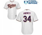 Minnesota Twins #34 Kirby Puckett Replica White Home Cool Base Baseball Jersey