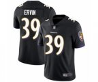 Baltimore Ravens #39 Tyler Ervin Black Alternate Vapor Untouchable Limited Player Football Jersey