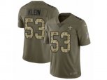 New Orleans Saints #53 A.J. Klein Limited Olive Camo 2017 Salute to Service NFL Jersey