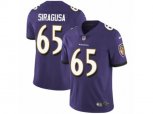 Baltimore Ravens #65 Nico Siragusa Purple Team Color Vapor Untouchable Limited Player NFL Jersey