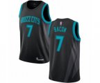 Charlotte Hornets #7 Dwayne Bacon Authentic Black Basketball Jersey - 2018-19 City Edition
