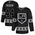 Los Angeles Kings #44 Robyn Regehr Authentic Black Team Logo Fashion NHL Jersey