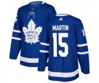 Toronto Maple Leafs #15 Matt Martin Authentic Royal Blue Home NHL Jersey