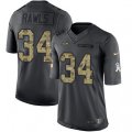 Seattle Seahawks #34 Thomas Rawls Limited Black 2016 Salute to Service NFL Jersey